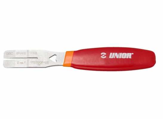 Распорка тормозных колодок + исправление диска Unior Tools 2-in-1 Disc Brake Tool RED